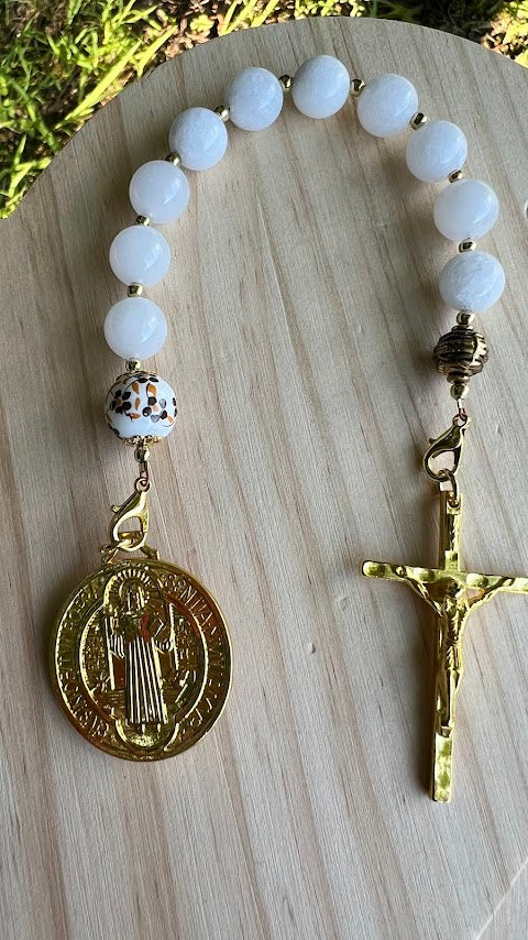 Handmade Saint Benedict Chaplet – Unique Rosary Design | Devotional Gift for Prayer | Perfect Christmas Gift & Cyber Deals - Rosaries by Minnette
