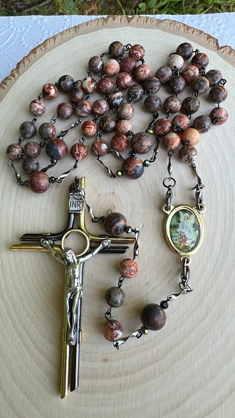 Beautiful rosary to the guardian angel/Rosaries/Devotional Rosary/Catholic Rosary/Unique Design/Prayer Beads/Christmas Gifts/Cyber Deals/