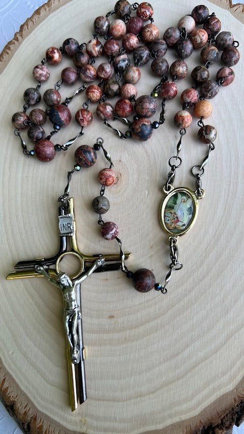 Beautiful rosary to the guardian angel/Rosaries/Devotional Rosary/Catholic Rosary/Unique Design/Prayer Beads/Christmas Gifts/Cyber Deals/